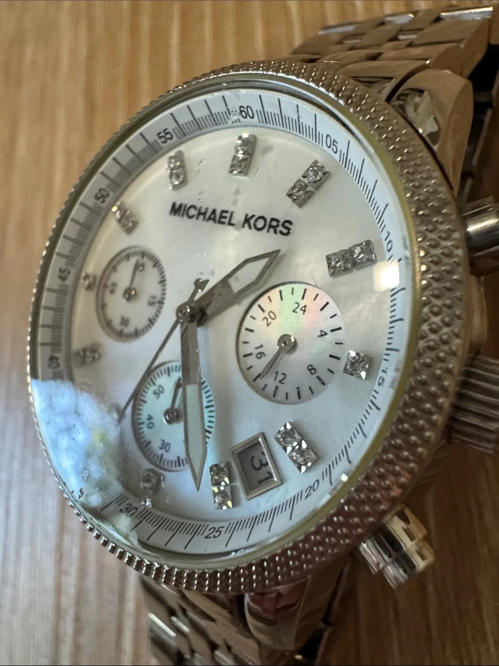 Michael Kors Women’s Ritz Silver watch